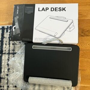 Lap Desk - Adjustable Comfortable Cushioned Laptop Desk for 15.6" Computers